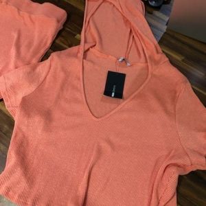 Fashionnova plus size coral outfit